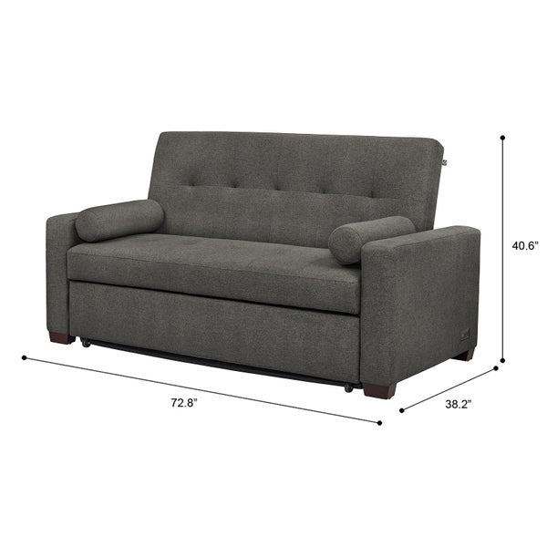 Sealy Meghan Queen Size Sleeper Sofa Gray