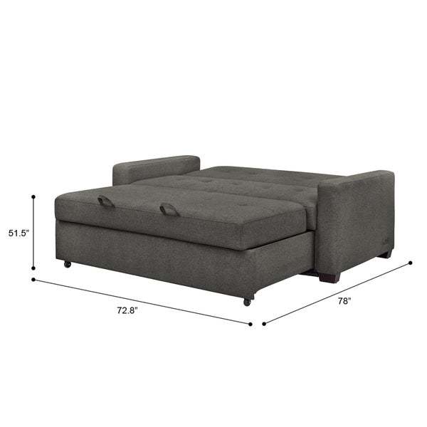 Sealy Meghan Queen Size Sleeper Sofa Gray