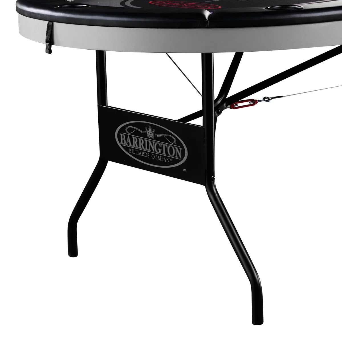 10-player Poker Table with LED Lights