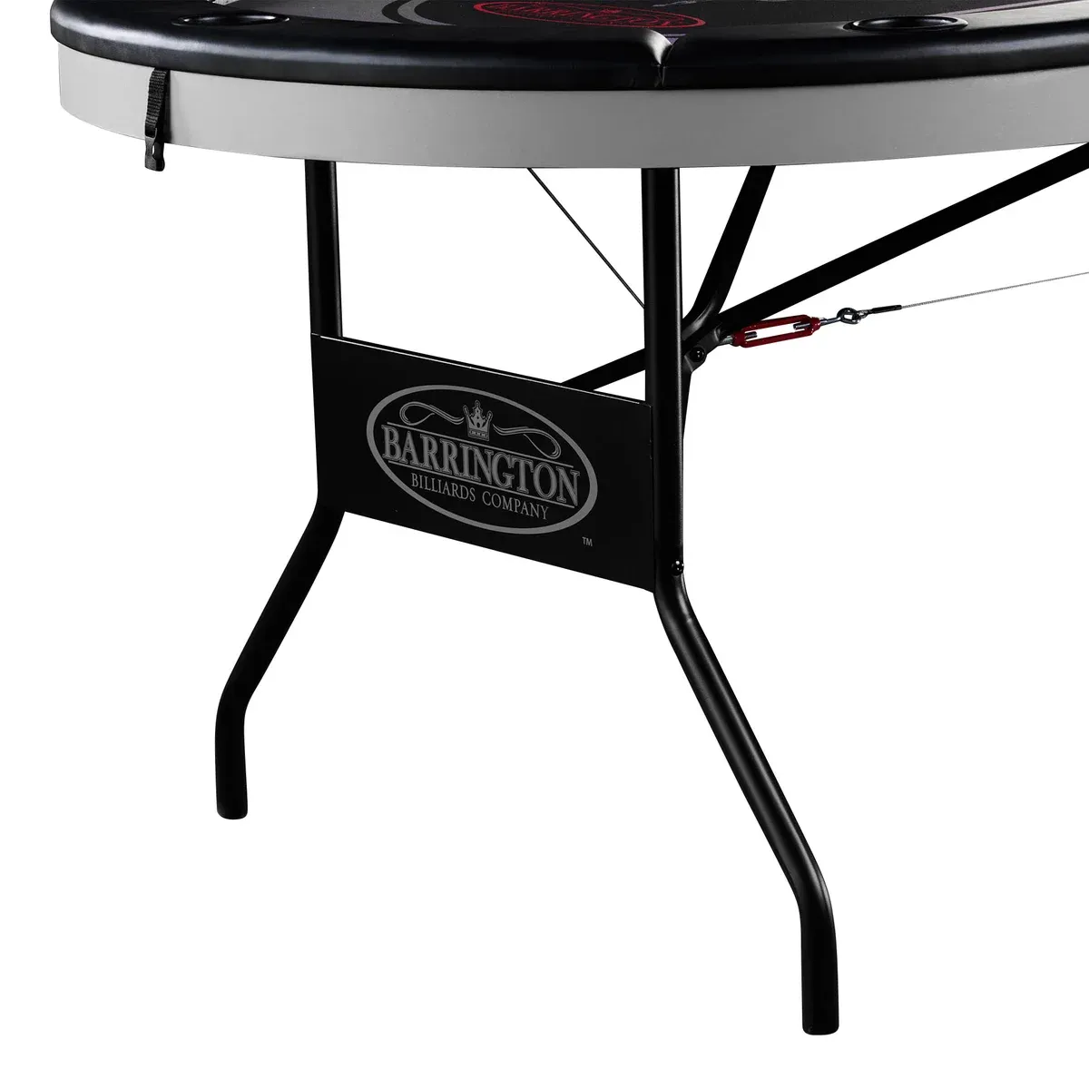10-player Poker Table with LED Lights