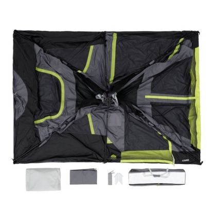 CORE Equipment 10 Person Lighted Instant Cabin Tent with Awning