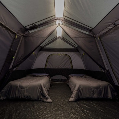 CORE Equipment 10 Person Lighted Instant Cabin Tent with Awning