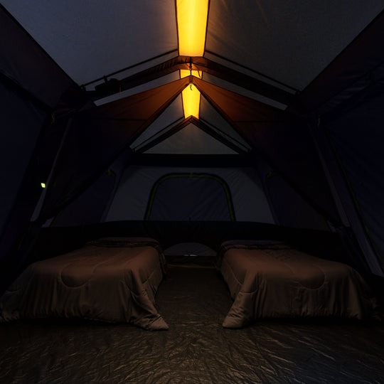 CORE Equipment 10 Person Lighted Instant Cabin Tent with Awning