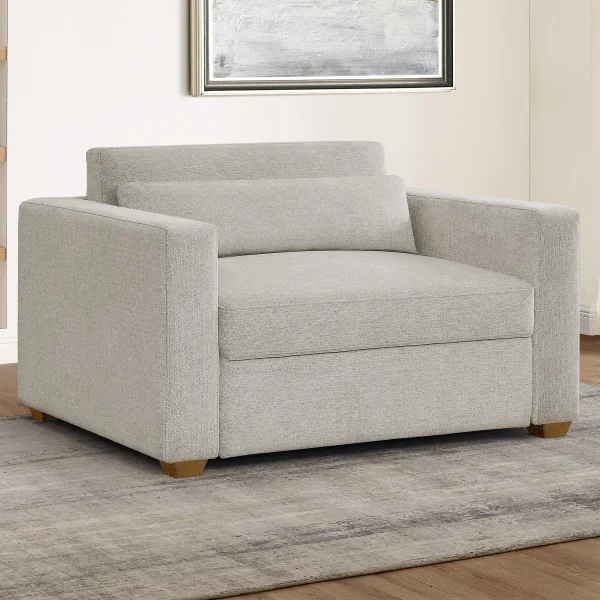 Thomathtsville Dillard Fabric Twin Size Convertible Sleeper Chair