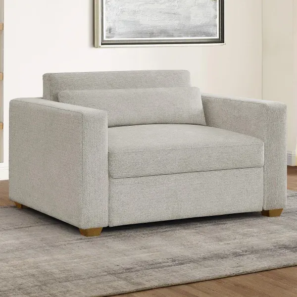 Thomathtsville Dillard Fabric Twin Size Convertible Sleeper Chair