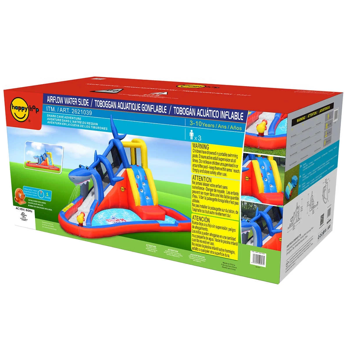 Happy Hop Shark Cave Adventure Waterslide
