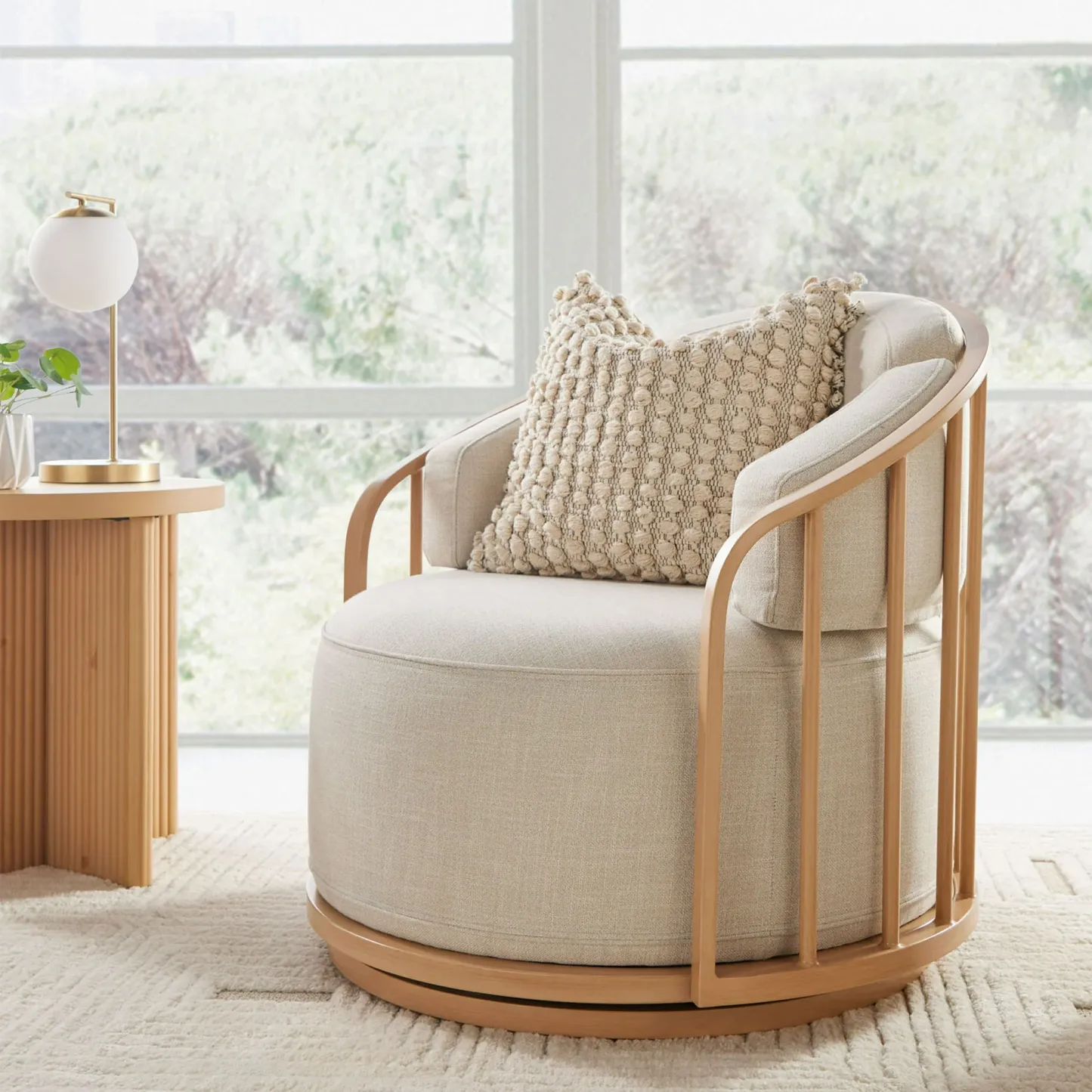 Better Homes & Gardens Lillian Swivel Birdcage Chair