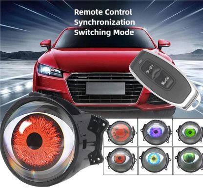 Digital Devil Eyes - Animated LED Eyeball