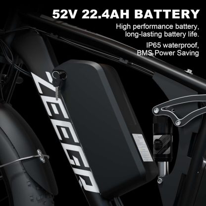 ZEEthtGR 2000W Dual-Motor Electric Bike for Adults