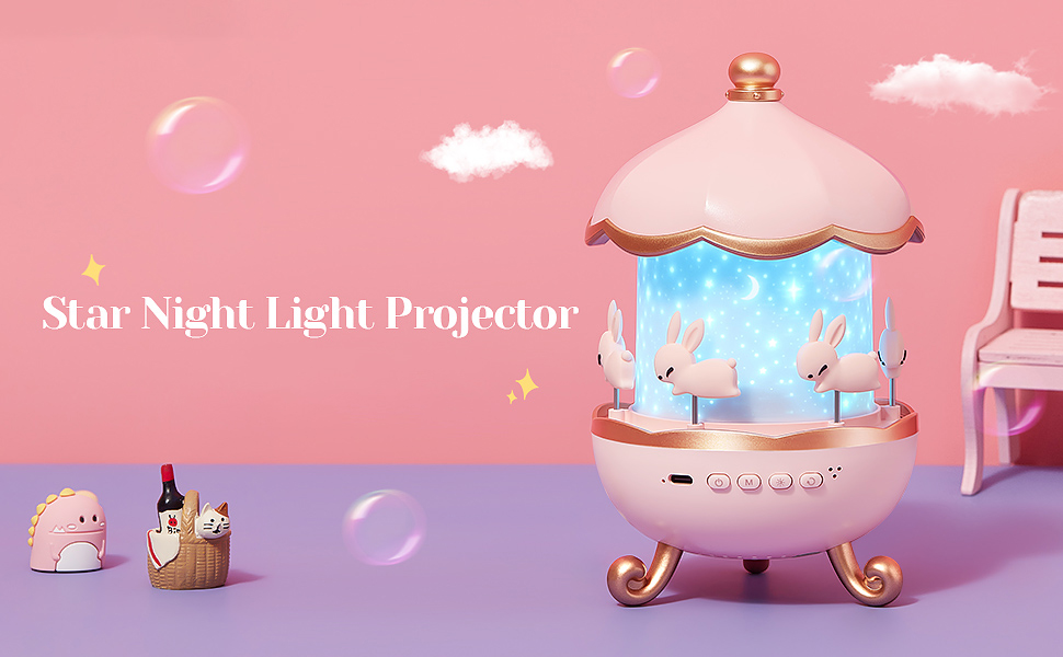 Rabbits Starry Sky Projector