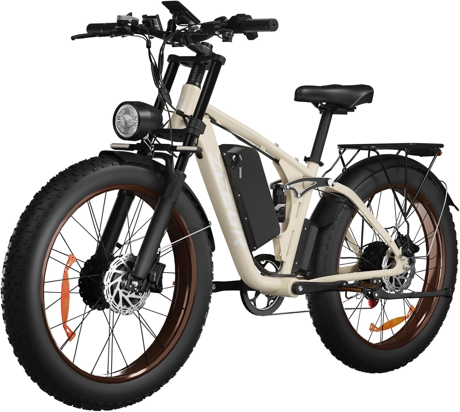 ZEEthtGR 2000W Dual-Motor Electric Bike for Adults