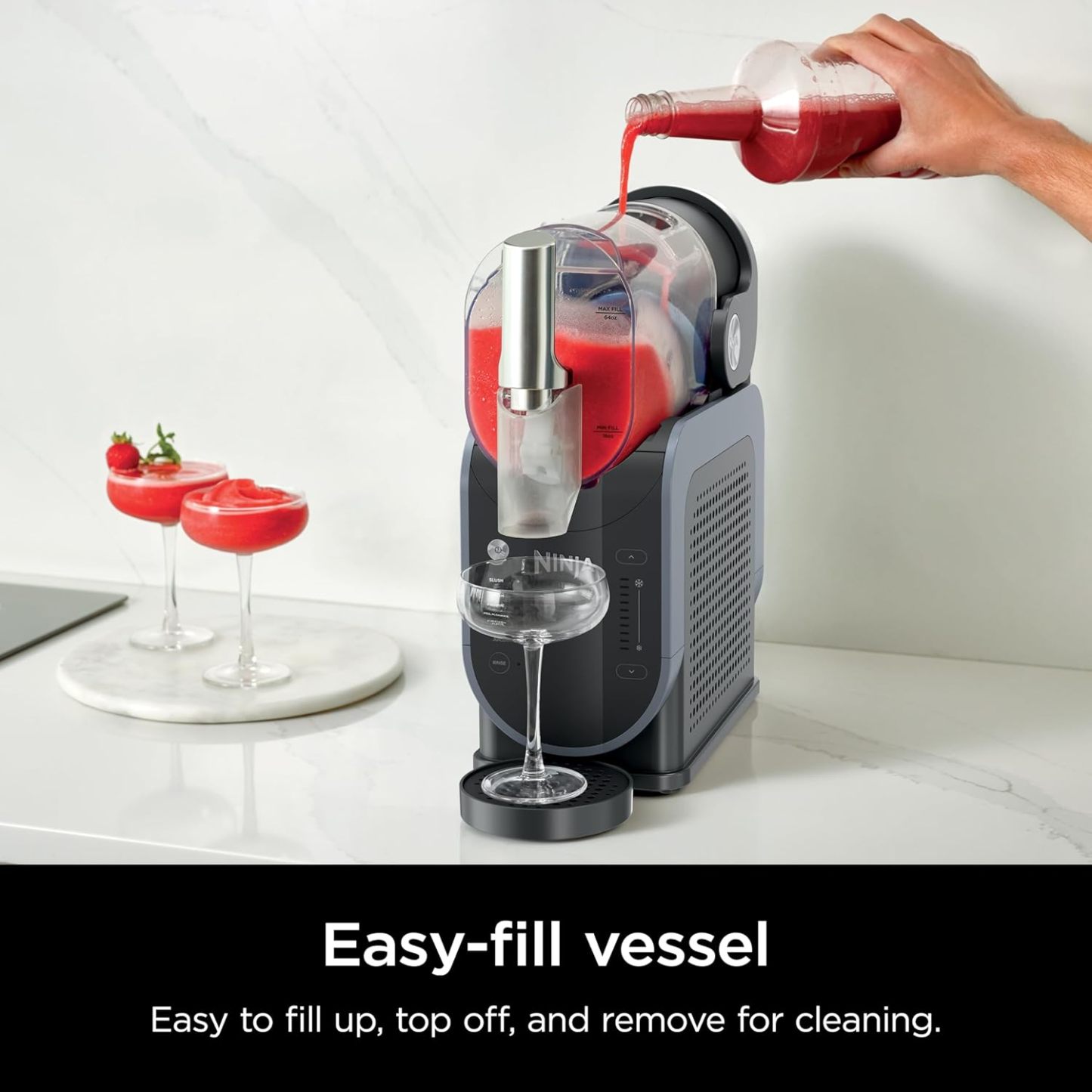 Nithtnja SLUSHi Professional Frozen Drink Maker 88oz FS301