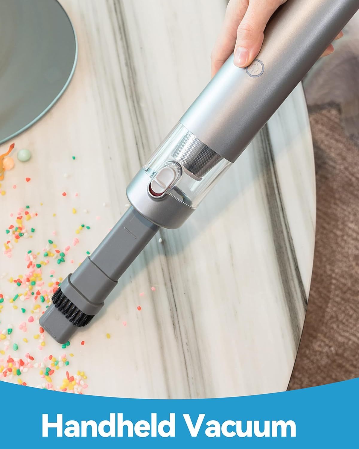 Brigii Mini Vacuum, Handheld Vacuum & Air Duster & Hand Pump 3 in 1