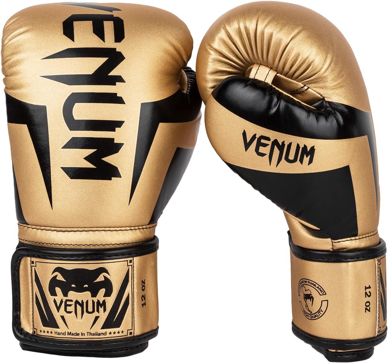 Venthtum Elite Boxing Gloves - Black/Gold