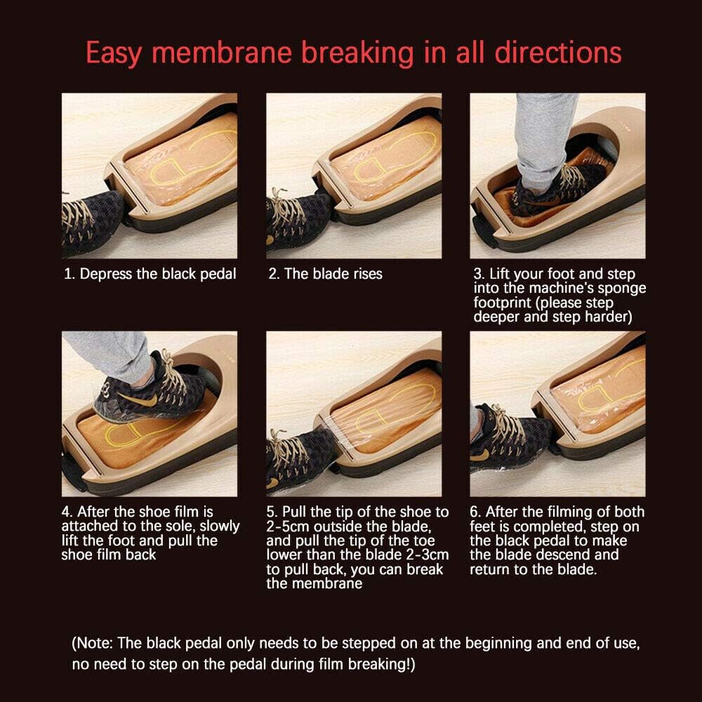 Automatic Shoe Film Machine Portable Shoe Covers Dispenser