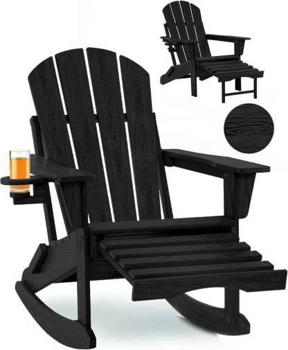 Folding Adirondack Rocking Chair