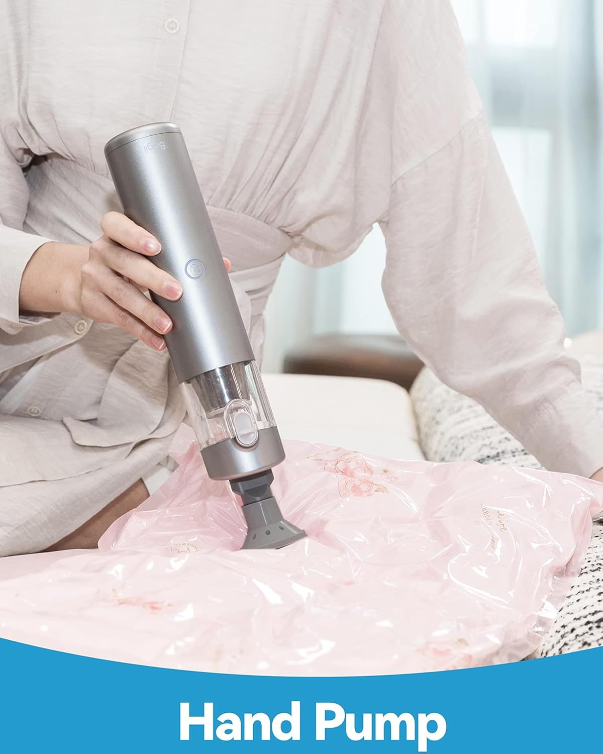 Brigii Mini Vacuum, Handheld Vacuum & Air Duster & Hand Pump 3 in 1