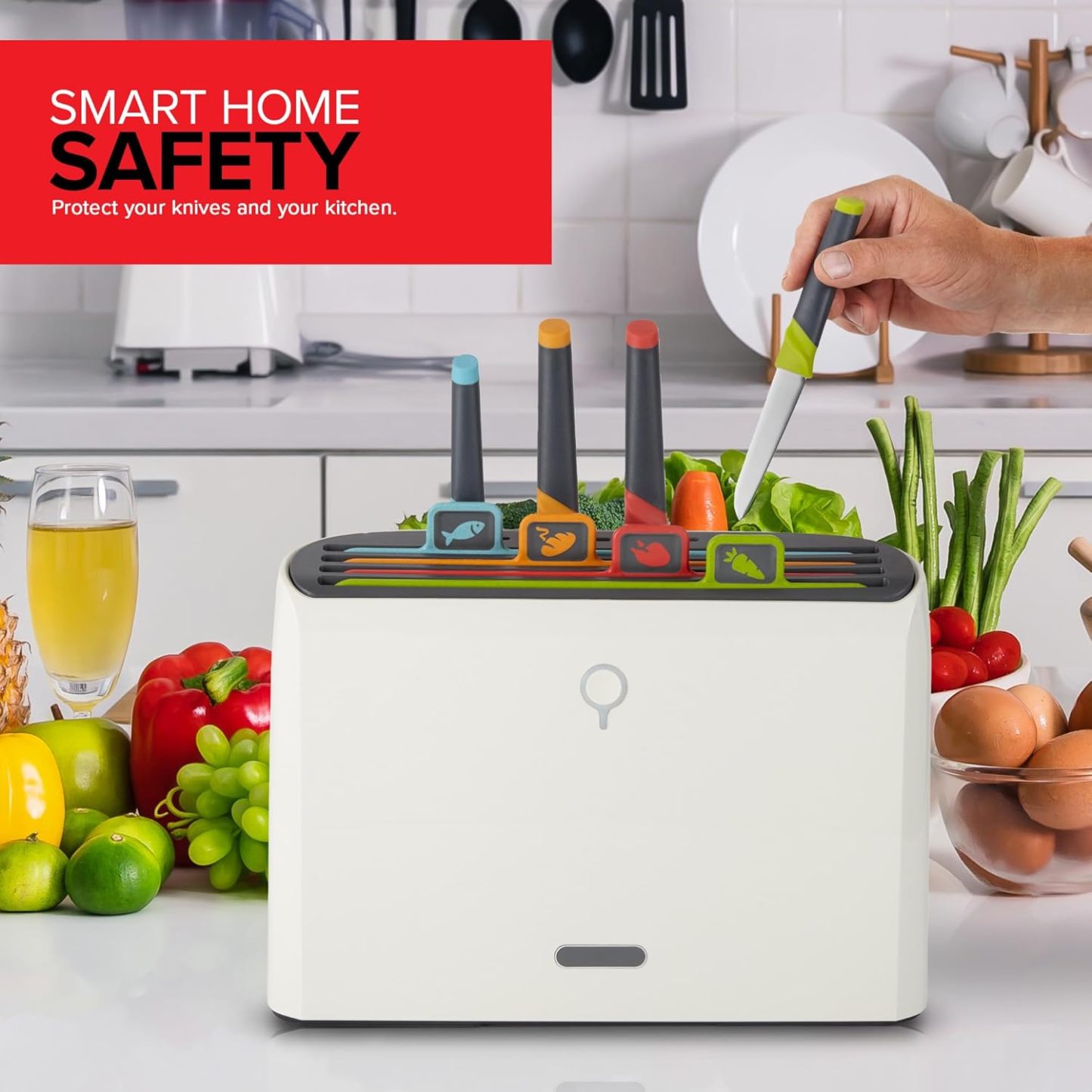 Smart Cutting Boards and Knife Set