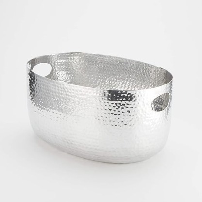 LAURIE GATES HAMMERRED BEVERAGE TUB