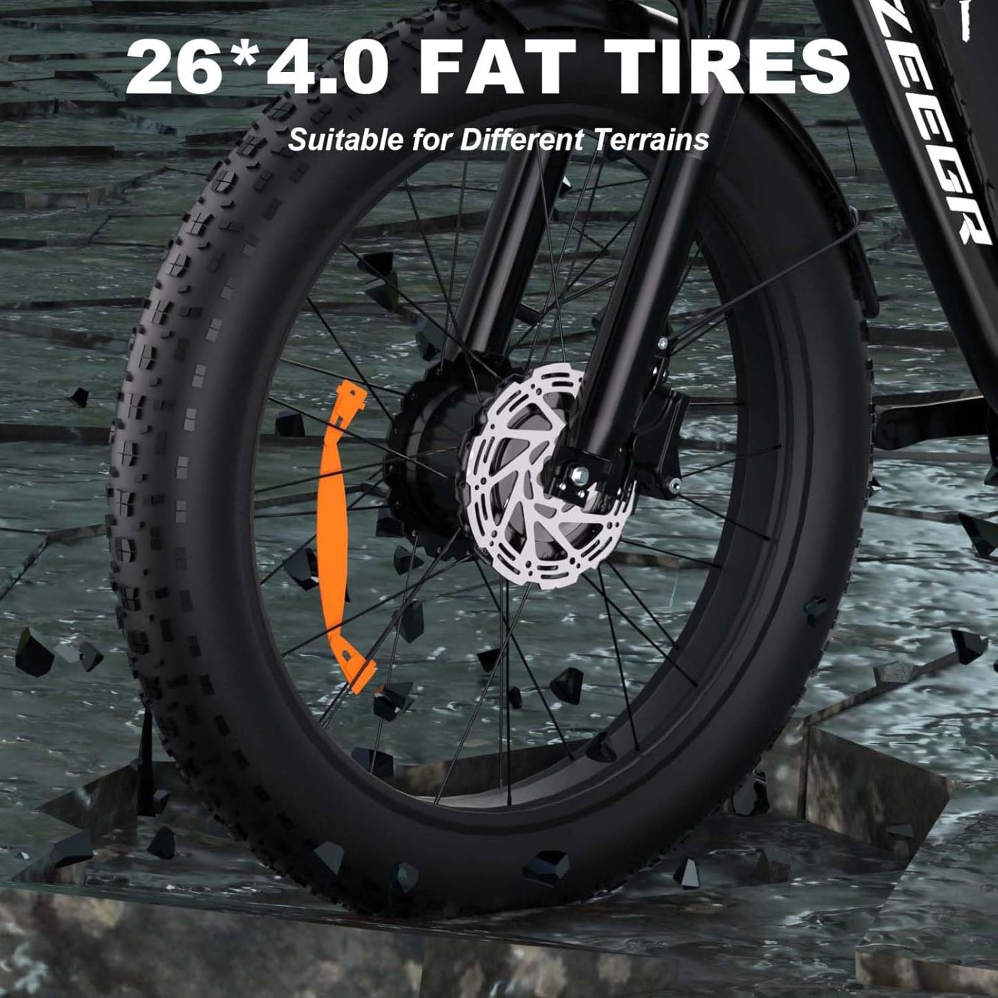 ZEEthtGR 2000W Dual-Motor Electric Bike for Adults