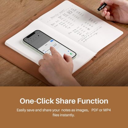 2-in-1 Digital Notebook Drawing Tablet With Battery-free Pen, Bluetooth Wireless Paper Tablet Electronic Writing Pad