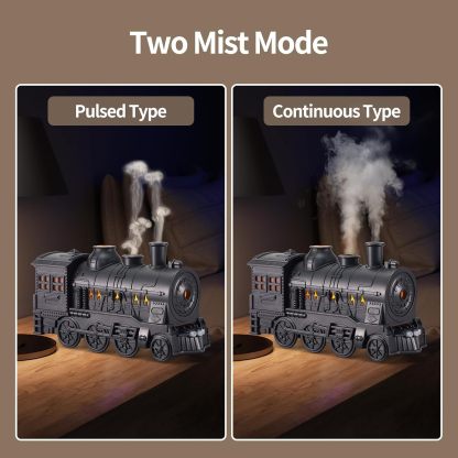 Cool Quiet Steam Train Looking Mist Air Humidifier Diffuser