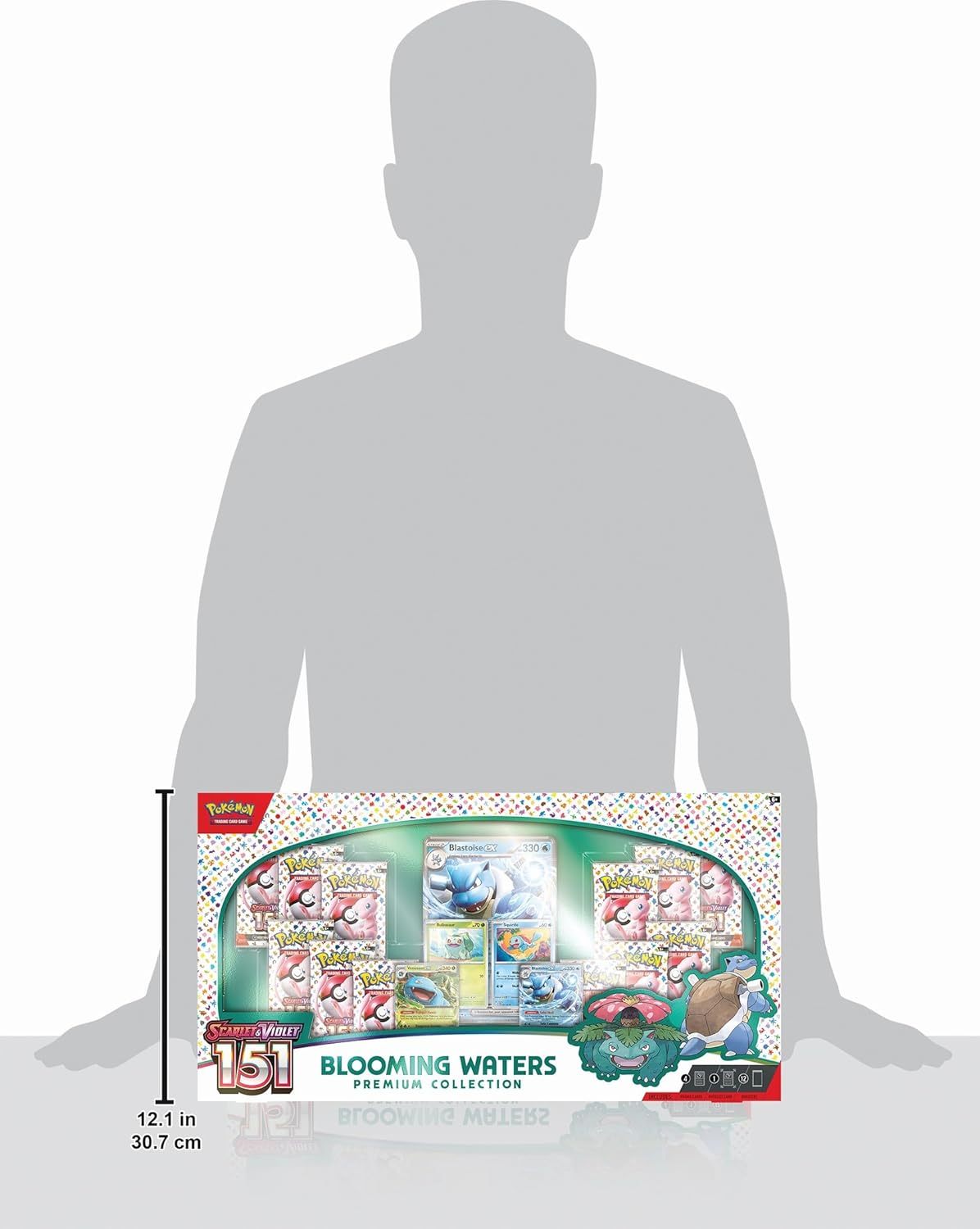 Pothtkemon TCG: Blooming Waters 151 Premium Collection - 12 Packs, Promos