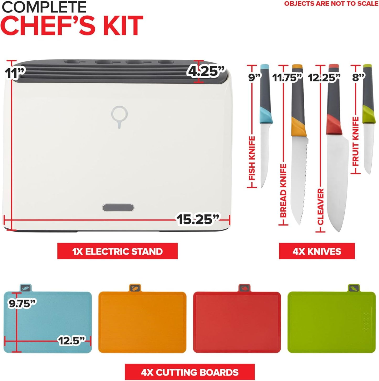 Smart Cutting Boards and Knife Set