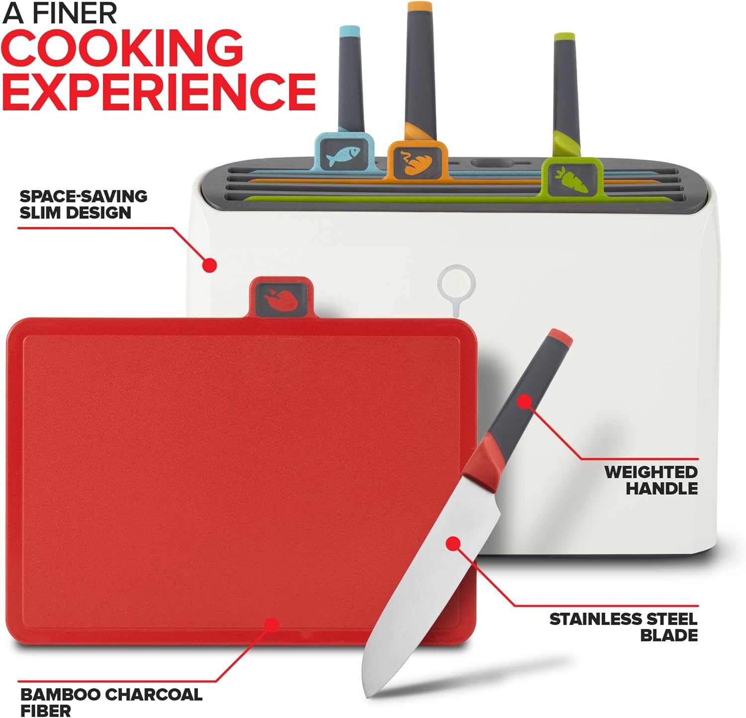 Smart Cutting Boards and Knife Set