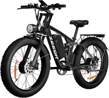 ZEEthtGR 2000W Dual-Motor Electric Bike for Adults
