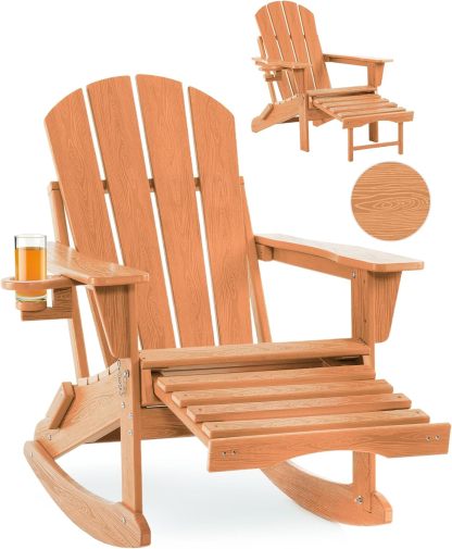 Folding Adirondack Rocking Chair