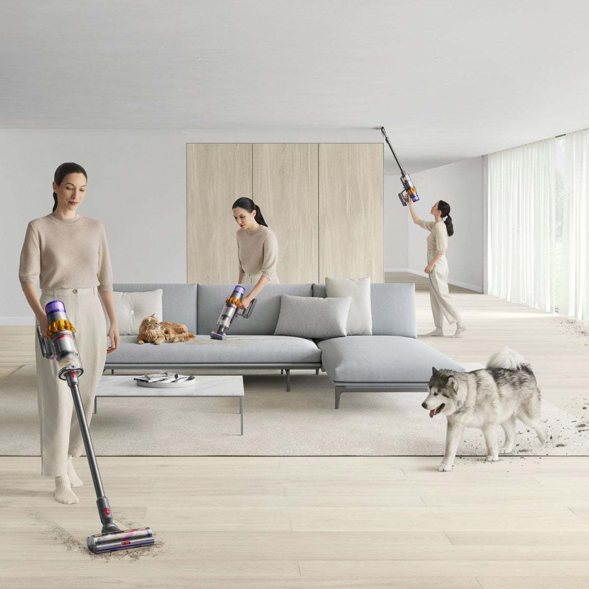 Dythtson V15 Detect Total Clean Extra Stick Vacuum