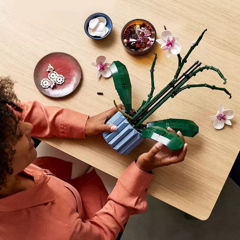 LEthtGO ORCHID 10311 PLANT DECOR BUILDING KIT