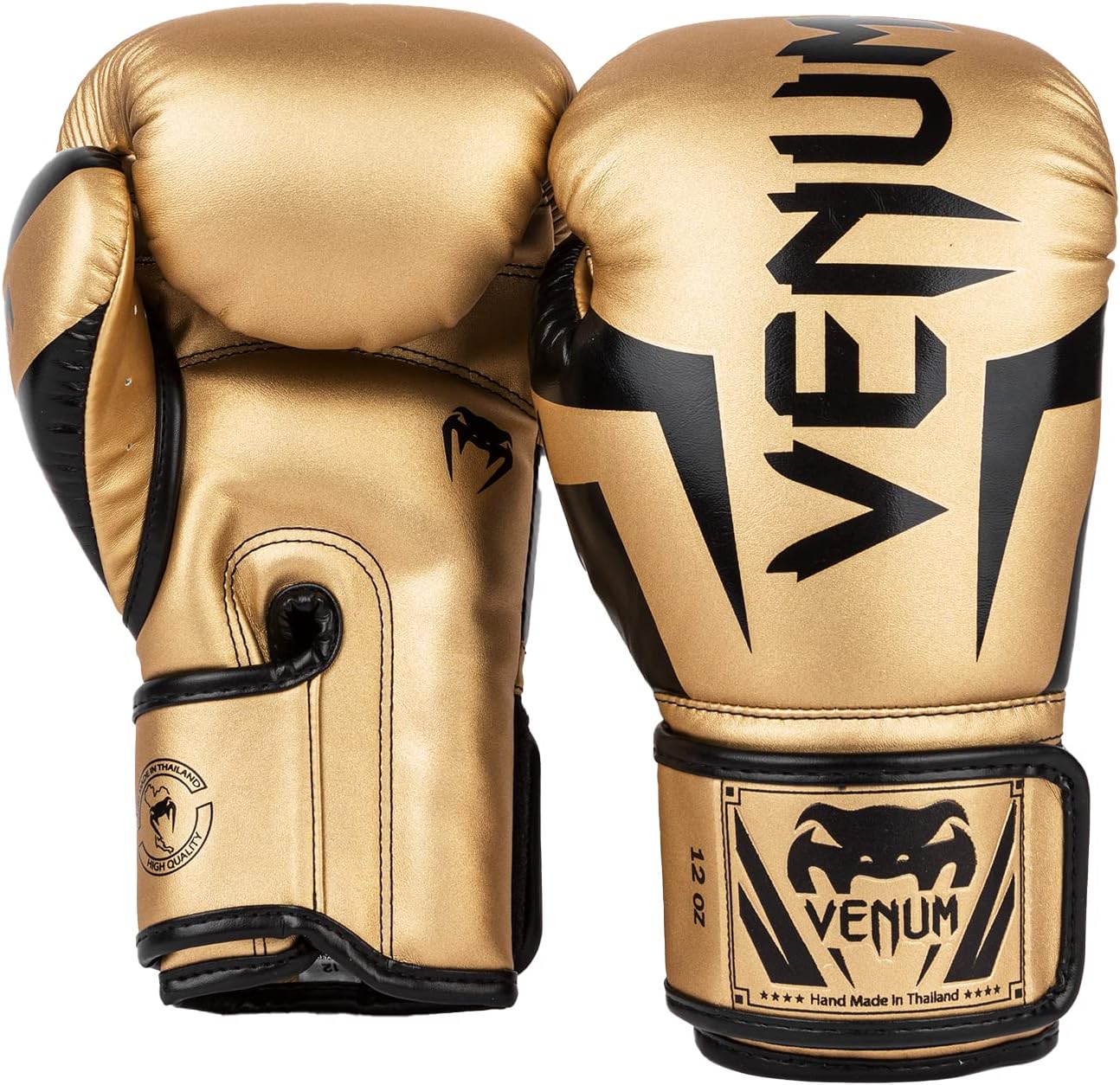 Venthtum Elite Boxing Gloves - Black/Gold