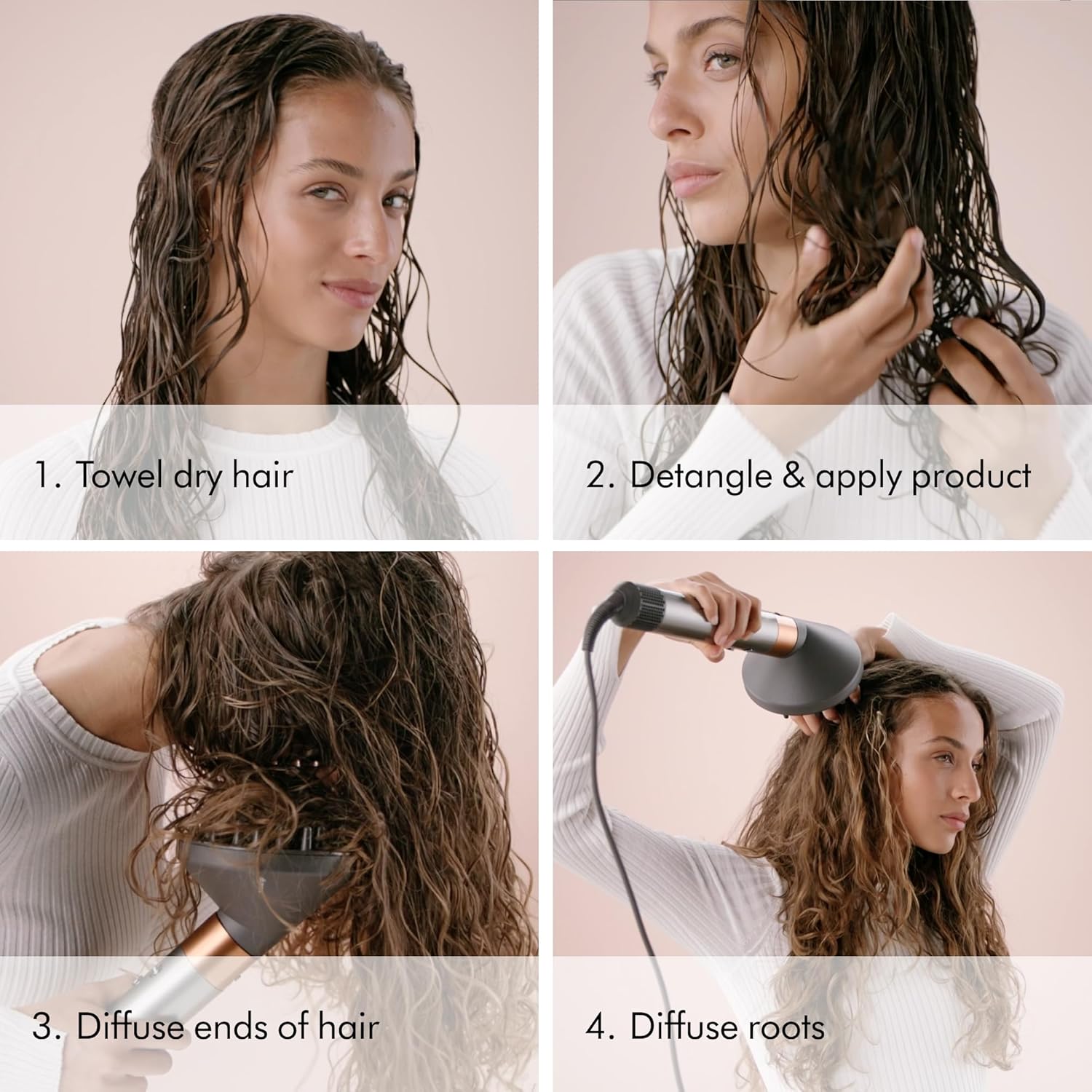 Dythtson Airwrap Multi-styler Complete Long | Nickel/Copper | New