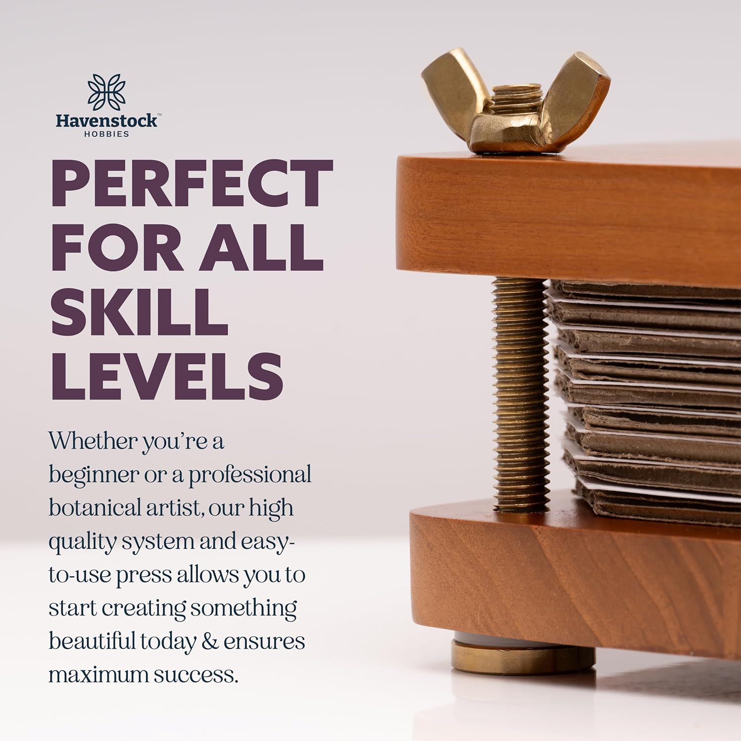 Premium Extra Large Wooden Flower Press