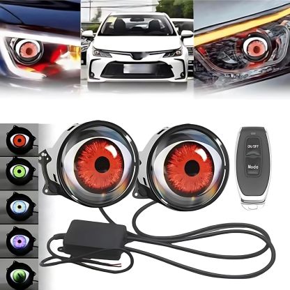 Digital Devil Eyes - Animated LED Eyeball