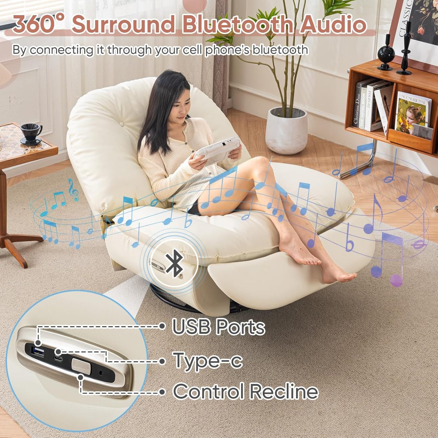 Oversized Electric Recliner Chair