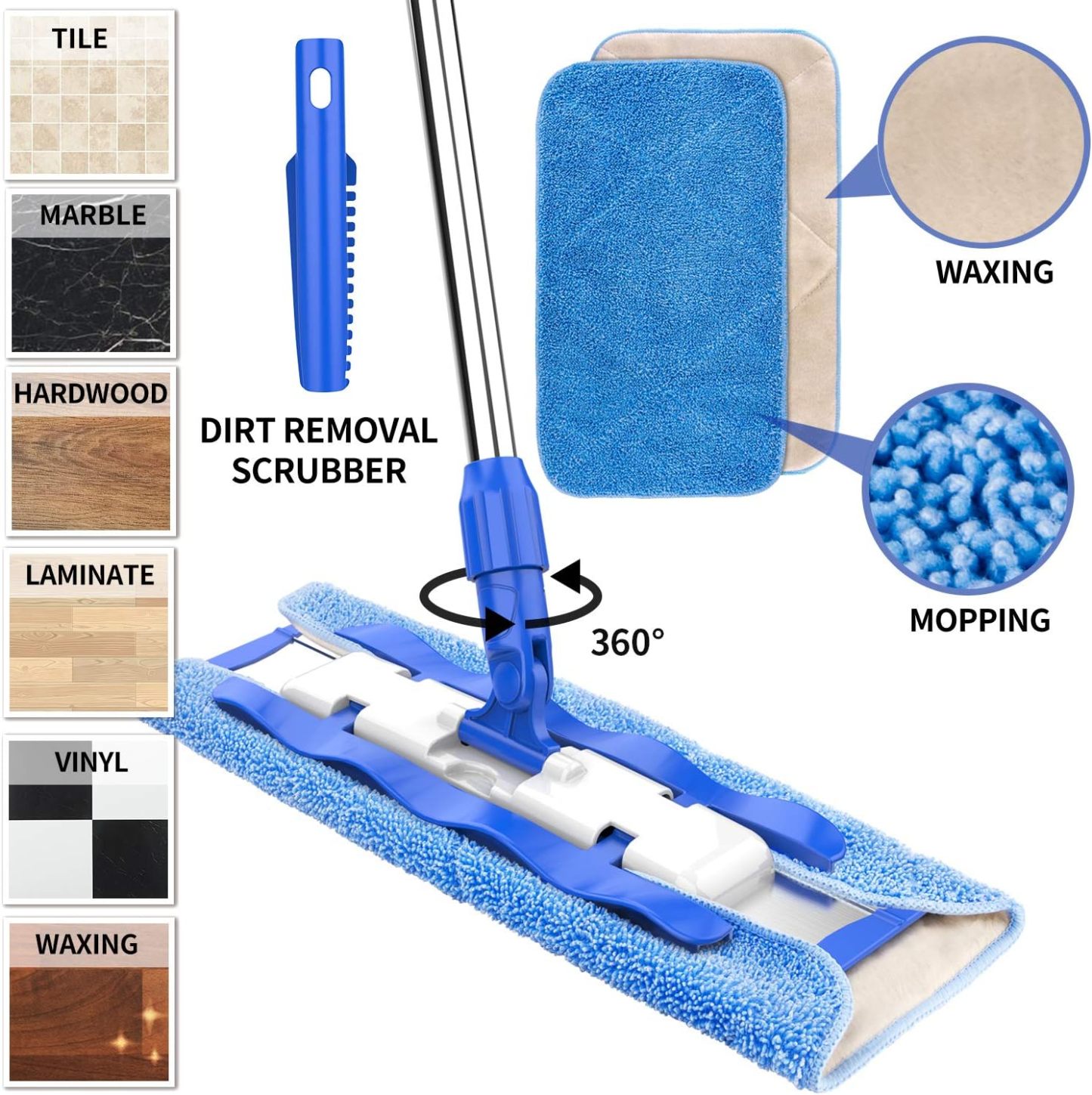 MR.SIthtGA Professional Microfiber Mop