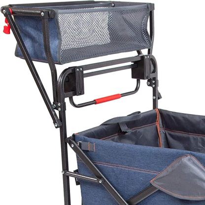 Mathtc Sports Deluxe Push Pull Folding Wagon with Brakes