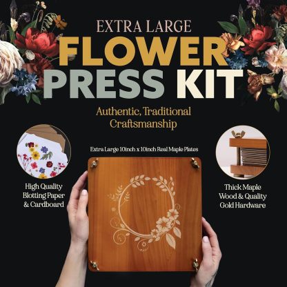 Premium Extra Large Wooden Flower Press