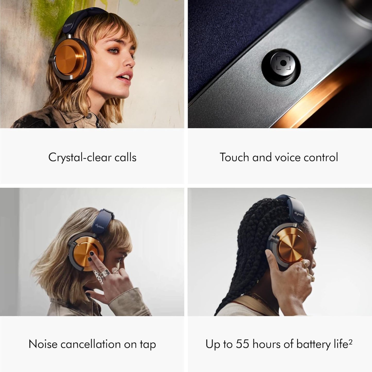 Dysthton OnthtTrac™ headphones CNC Copper