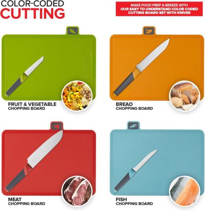 Smart Cutting Boards and Knife Set