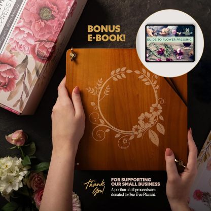 Premium Extra Large Wooden Flower Press