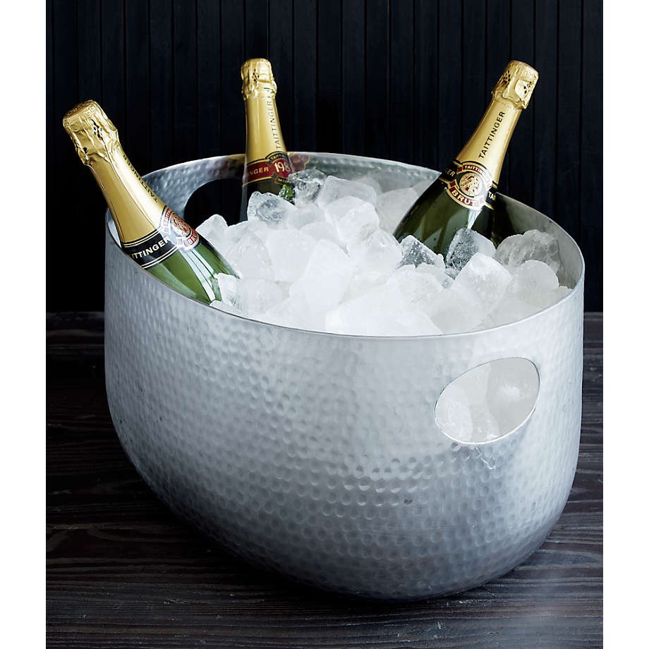 LAURIE GATES HAMMERRED BEVERAGE TUB
