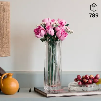 LEGO Botanicals Bouquet of Pink Roses Building Set 10374