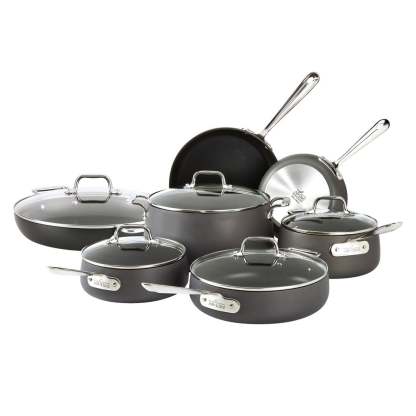 All-Clad HA1 12-Piece Nonstick Cookware Set