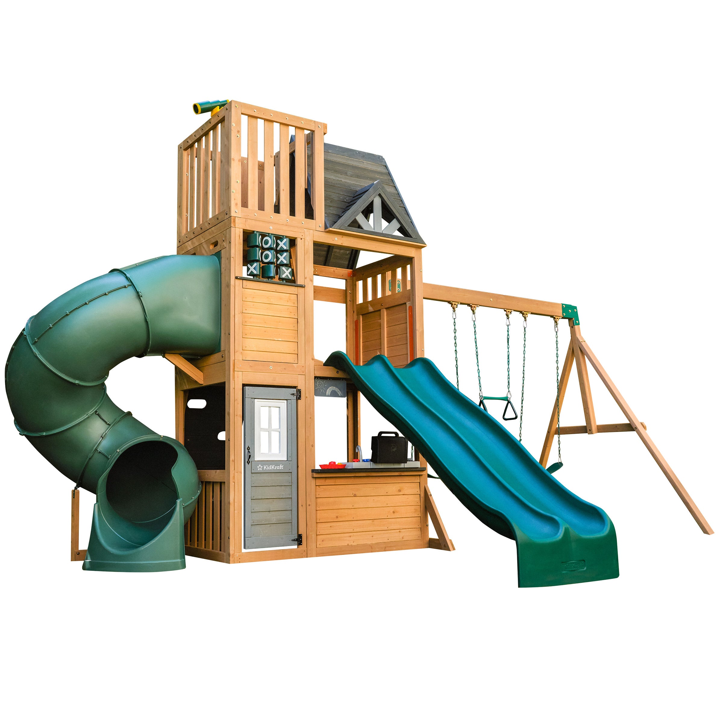 KidKraft Summit View Swing Set – Ultimate Backyard Adventure Playground