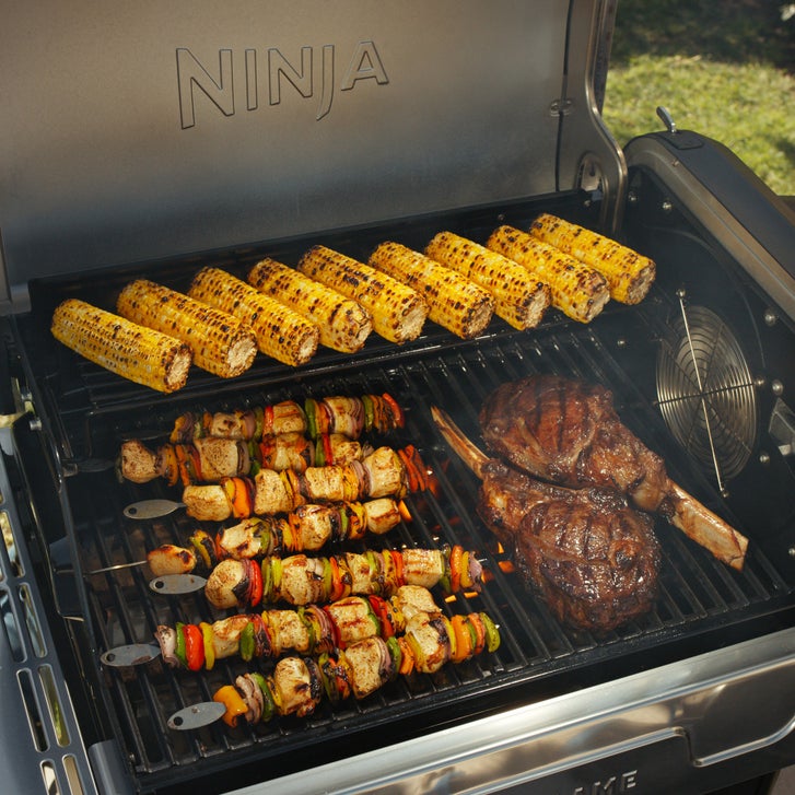 Ninja FlexFlame Outdoor 5-in-1 Cooking System with Grill Cover