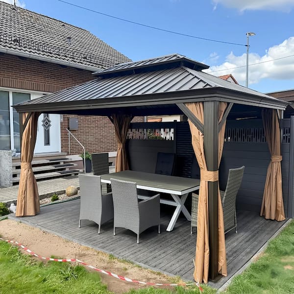 12' x 14' Outdoor Hardtop Gazebo